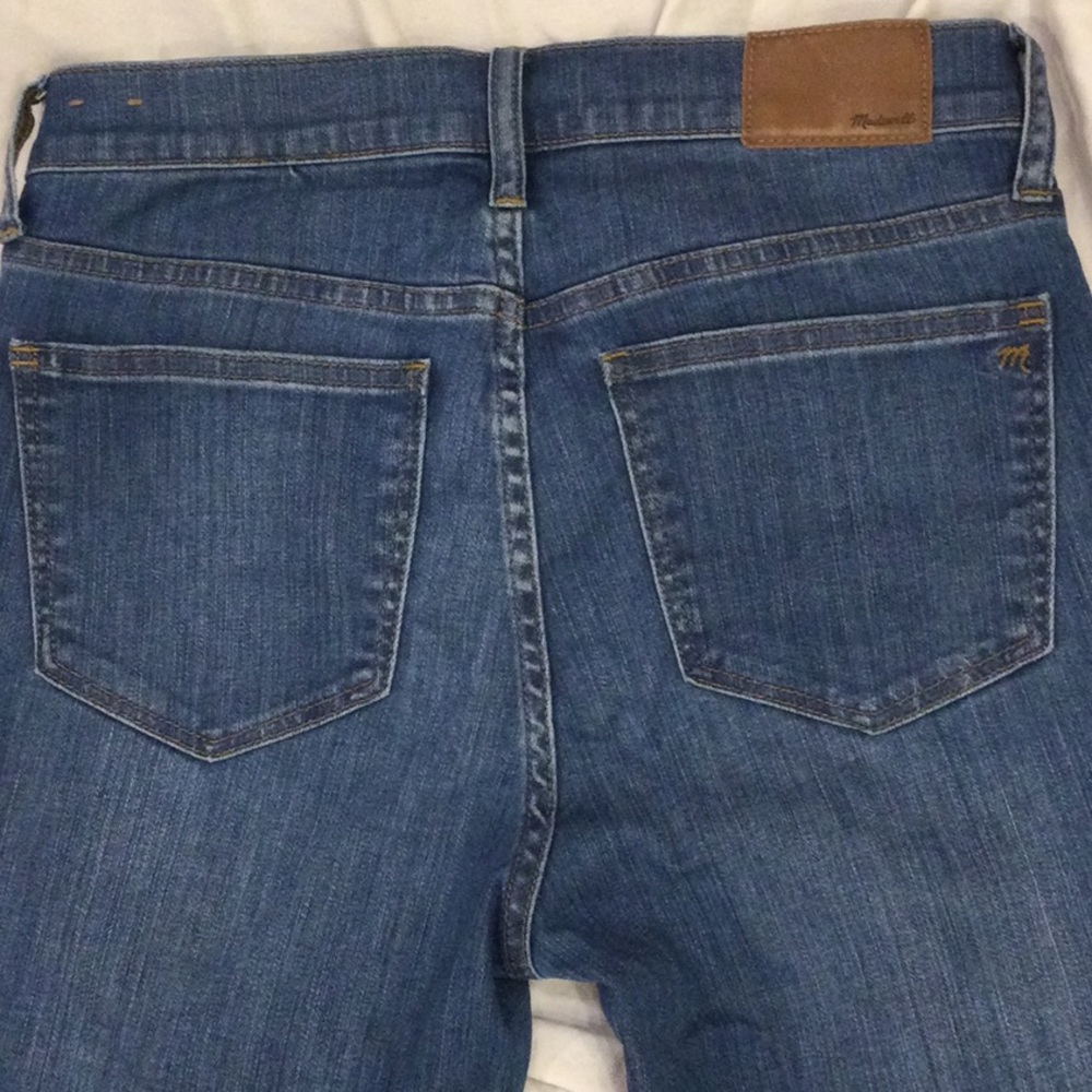 Madewell High Rise Skinny Jeans With Split Hem Size 28